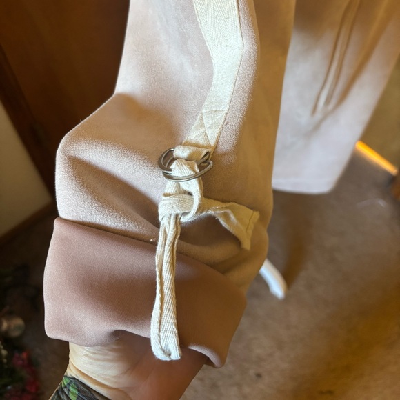 POL Women's Cream Lightweight Varsity Jacket - Picture 6 of 11